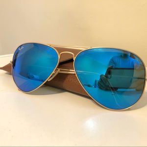 ray-ban blue aviators RB3025
